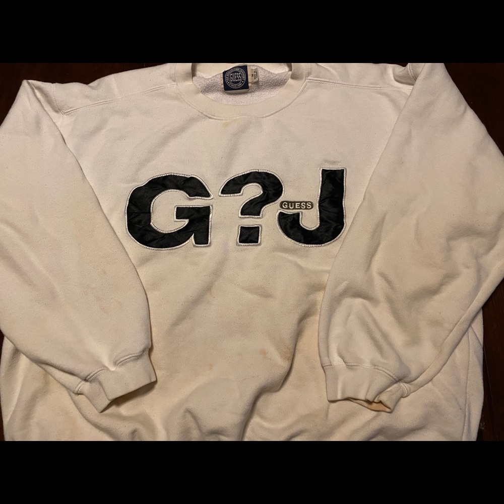 Vintage guess jeans crew neck